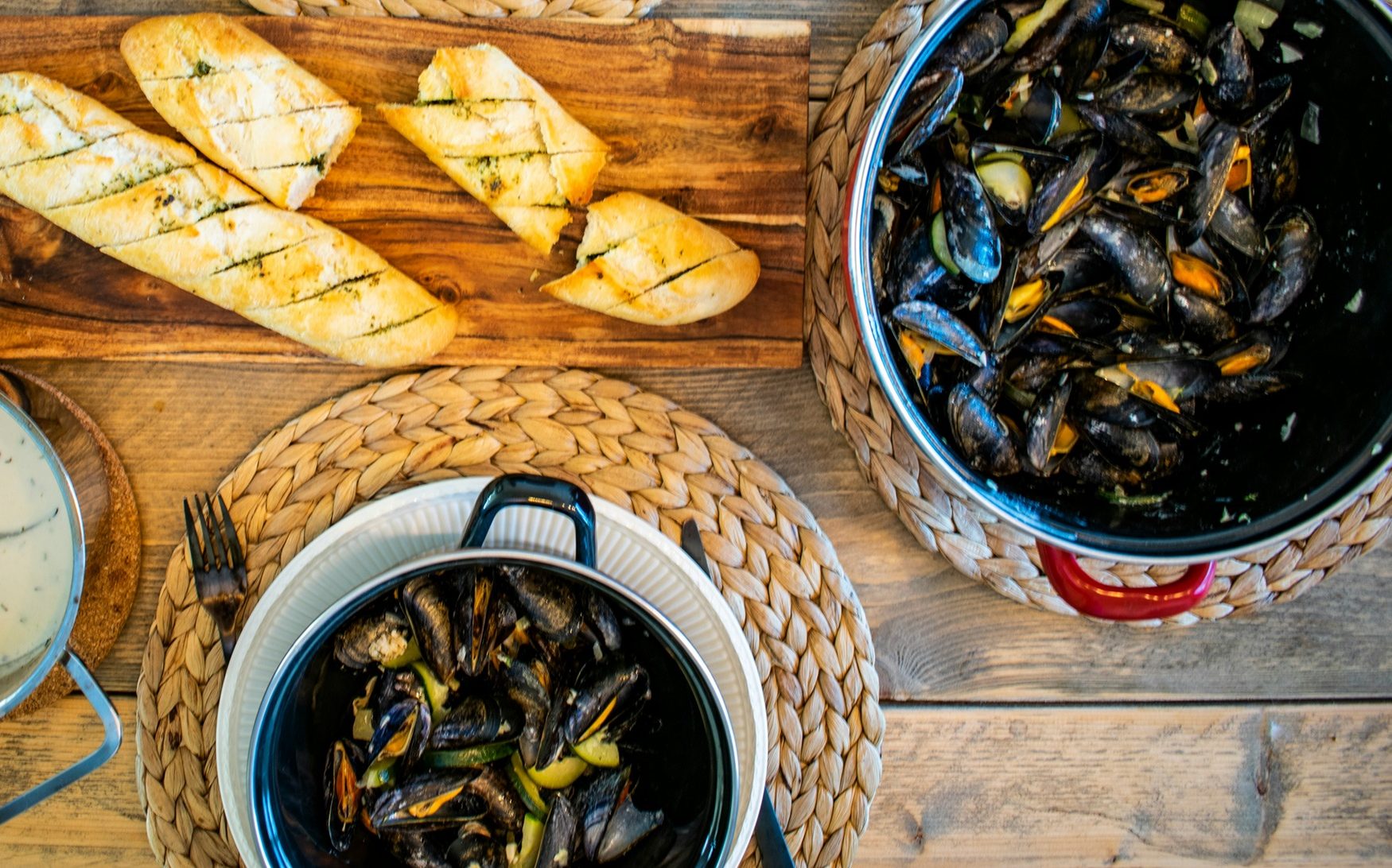 mossels en vis eten - gezellige activiteit bij OTG Leerdam