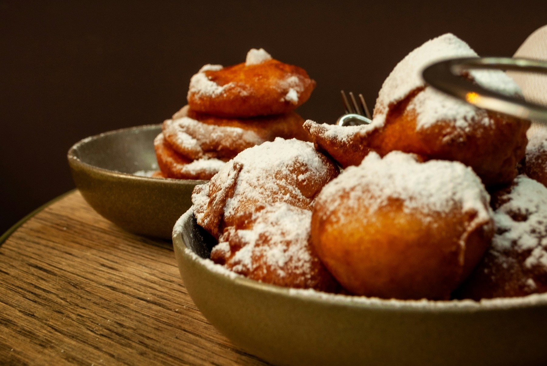 oliebollen eten bij volkstuinvereniging otg leerdam
